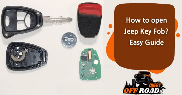 How To Open Jeep Key Fob Easy Guide