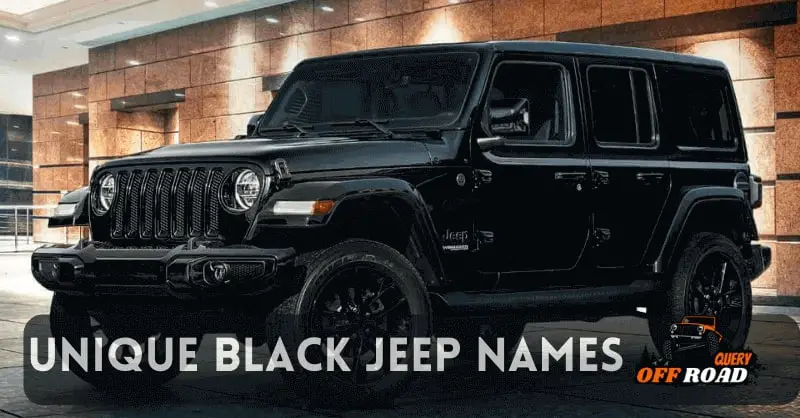 unique black jeep names