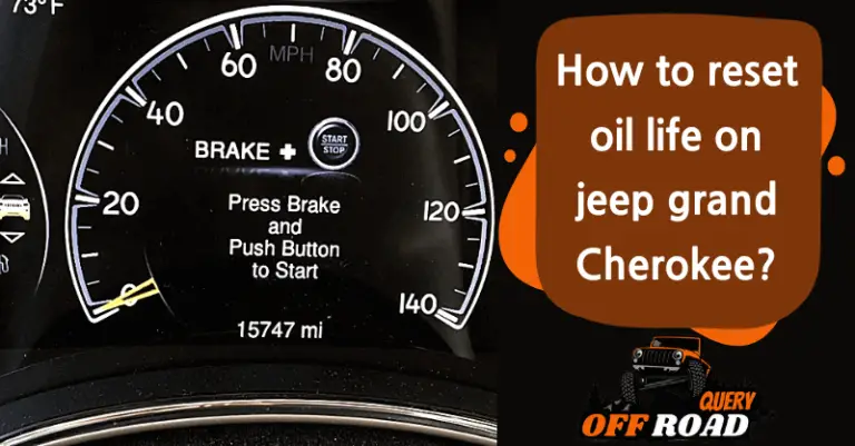 How to reset oil life on jeep grand Cherokee?