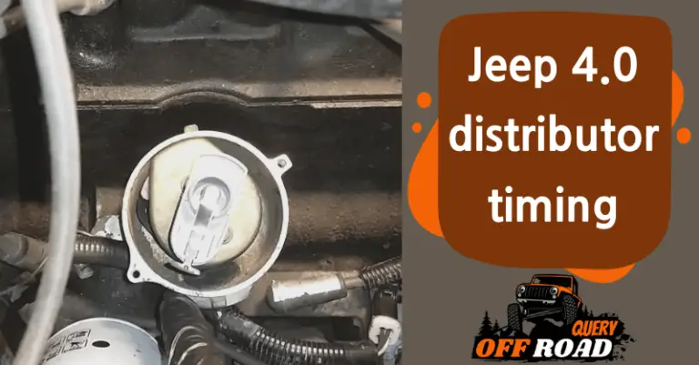 Jeep 4.0 distributor timing